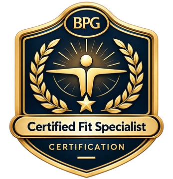 Certified Fit Specialist badge